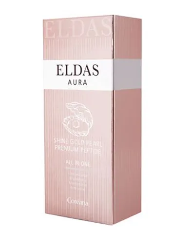 Tinh Chất Tế Bào Gốc Eldas Aura Shine Gold Pearl - Serum Trẻ Hóa, Làm Trắng Da, Dưỡng Ẩm Sâu - 100ml Hàn Quốc