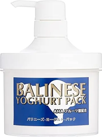 Tắm Trắng Sữa Chua Balinese Yogurt Pack 500gr - Kem Ủ Trắng Da Chuyên Sâu từ Nhật Bản, Dưỡng Ẩm và Làm Sáng Da Tự Nhiên