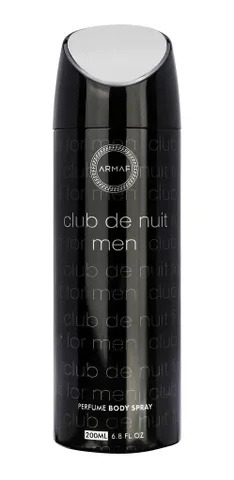 Xịt Khử Mùi Nam Armaf Club De Nuit Body Spray 200ML - Hương Citrus Lịch Lãm, Sảng Khoái, Giữ Nước, Dưỡng Ẩm, Tự Tin Dành Cho Nam