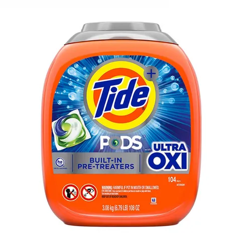 Viên Giặt Tide Pods Ultra Oxi 104 Viên 3.08Kg – Mỹ