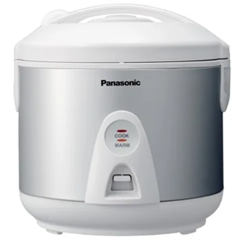 Nồi Cơm Điện Panasonic SR-MEV10LRA 1L Màu Ghi - Nấu Cơm Nhanh, Chống Dính, Phù Hợp Gia Đình Nhỏ - Quà Tặng Thích Hợp