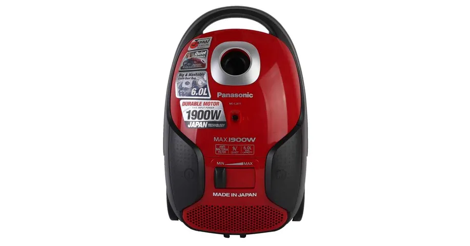 Máy Hút Bụi Panasonic MC-CJ911RN49 - Công Suất 1900W, Dung Tích 6L, Công Nghệ Hepa, Thiết Kế Tiện Dụng, Hoạt Động Êm Ái