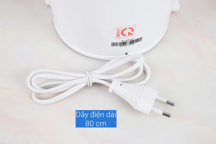 Máy Vắt Cam Sharp EJ-J408-WH 40W - Thiết Kế Gọn Nhẹ, Tự Động Đảo Chiều Và Nắp Đậy Sang Trọng, Dung Tích 0.85 Lít