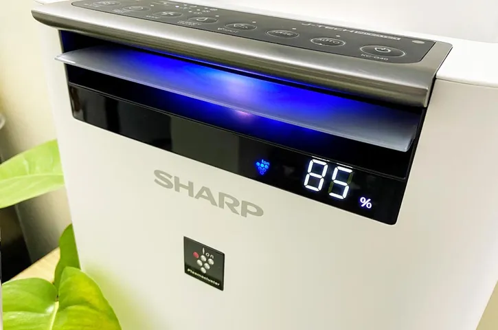 Máy Lọc Không Khí Tạo Ẩm Sharp KC-G50EV-W 38m2 - Công Nghệ Inverter, Hệ Thống Lọc 3 Cấp, Tự Động Thông Minh, Khử Mùi Hiệu Quả