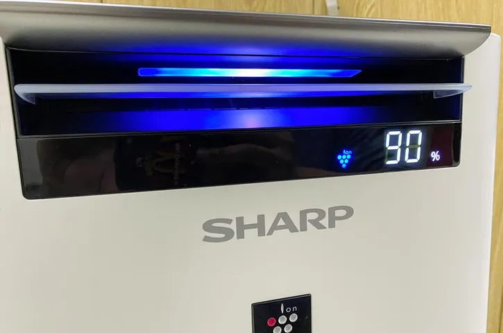 Máy Lọc Không Khí Tạo Ẩm Sharp KC-G50EV-W 38m2 - Công Nghệ Inverter, Hệ Thống Lọc 3 Cấp, Tự Động Thông Minh, Khử Mùi Hiệu Quả