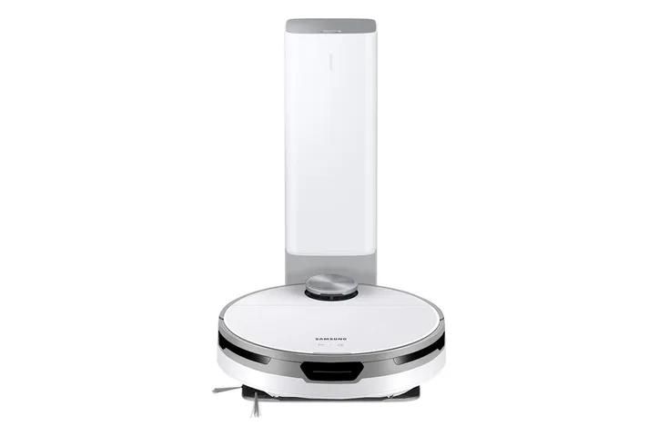 Robot Hút Bụi Thông Minh Samsung VR30T85513W/SV - Lực Hút 4200PA, Thiết Kế Nhỏ Gọn, Tự Tạo Bản Đồ 3D, Điều Khiển Bằng Giọng Nói