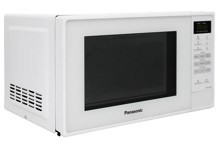 Lò Vi Sóng Panasonic NN-ST25JWYUE 20L - Thiết Kế Trắng Sang Trọng, Đa Chức Năng Hâm, Nấu, Rã Đông, Điều Khiển Điện Tử Tiếng Việt