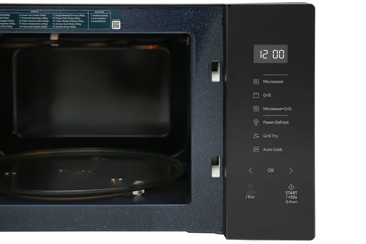 Lò Vi Sóng Có Nướng Samsung MG30T5018CK/SV 30L - Công Suất 900W, Nướng 1500W, Đặc Biệt Chức Năng Chiên Nướng Không Dầu
