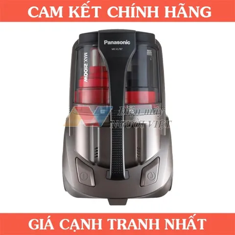 Máy hút bụi Panasonic MC-CL787TN49 2100W - Công nghệ gió xoáy tiên tiến, Hút sạch mọi ngóc ngách, Dung tích chứa bụi lớn 2.2L