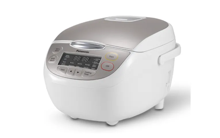 Nồi cơm điện tử Panasonic SR-CP108NRA 1.0 lít - Nấu cơm nhanh, đa chế độ, công nghệ Fuzzy Logic, thiết kế gọn nhẹ cho gia đình 2-4 người
