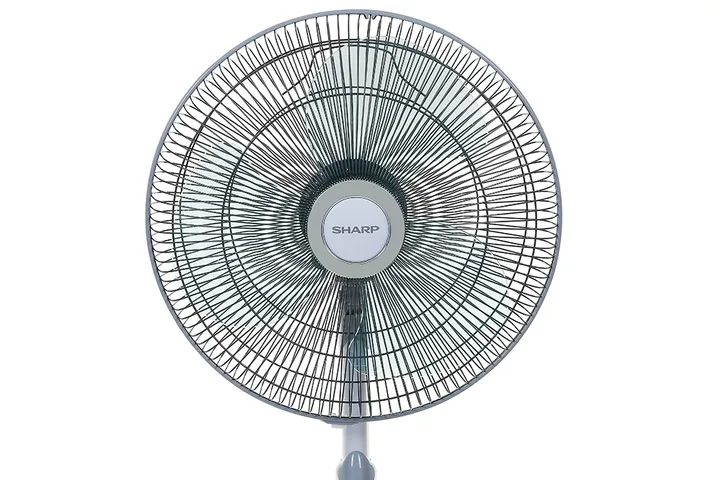 Quạt đứng Sharp PJ-L40RV-LG 50W - Quạt lửng 40cm điều chỉnh chiều cao, 3 tốc độ gió, điều khiển từ xa tiện lợi, thiết kế sang trọng