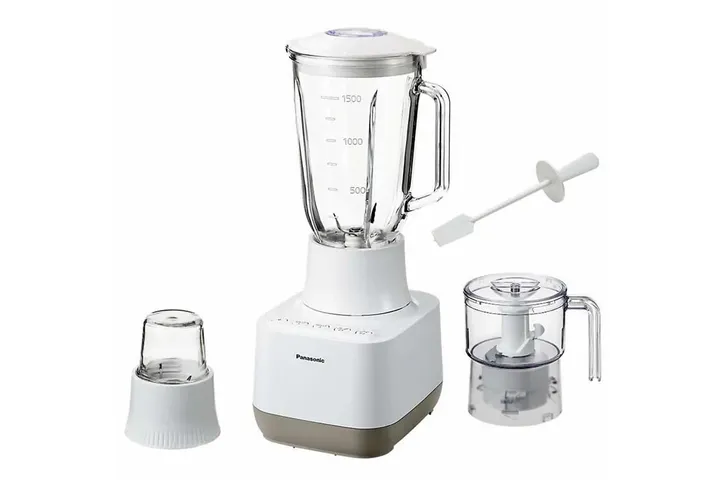 Máy Xay Sinh Tố Panasonic MX-MG53C1CRA 700W - 3 Cối Thủy Tinh Đa Năng, Xay Đá, Thịt, Sinh Tố Dễ Dàng và Tiện Lợi