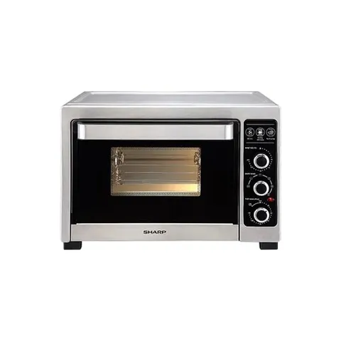 Lò Nướng Sharp EO-A383RCSV-ST 38L - Công Suất 1800W, Hẹn Giờ 120 Phút, Thiết Kế Đẹp Măt, Nướng Xiên Quay Dễ Dàng