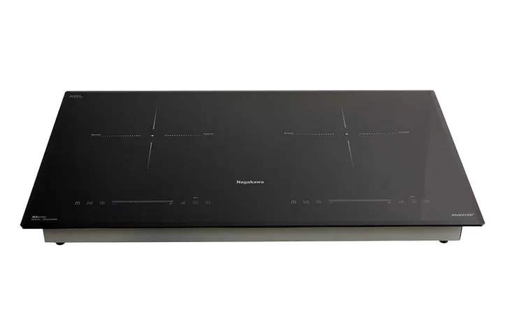 Bếp Từ Đôi Nagakawa NK2C06MS - Mặt Kính Schott Ceran, Công Nghệ Inverter Tiết Kiệm Điện, Nấu Siêu Nhanh, Thiết Kế Hiện Đại