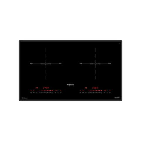 Bếp Từ Đôi Nagakawa NK2C15MB - Công Suất 4400W, Tiết Kiệm Điện Công Nghệ Inverter, Bảng Điều Khiển Cảm Ứng, Tiện Ích Nấu Siêu Nhanh