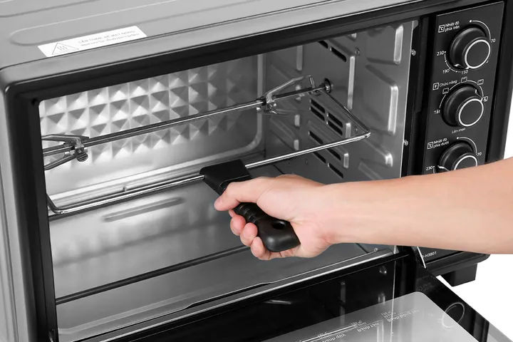 Lò Nướng Panasonic NB-H3203KRA 32L - Công Suất 1500W, Nhiệt Độ 70-230°C, 6 Chức Năng Nướng Đa Dạng, Tiết Kiệm Điện