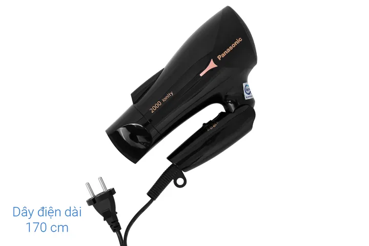 Máy Sấy Tóc Panasonic EH-NE65-K645 2000W - Thiết Kế Gấp Gọn, Sấy Ion Giúp Tóc Mềm Mượt, Tuyệt Vời Cho Du Lịch