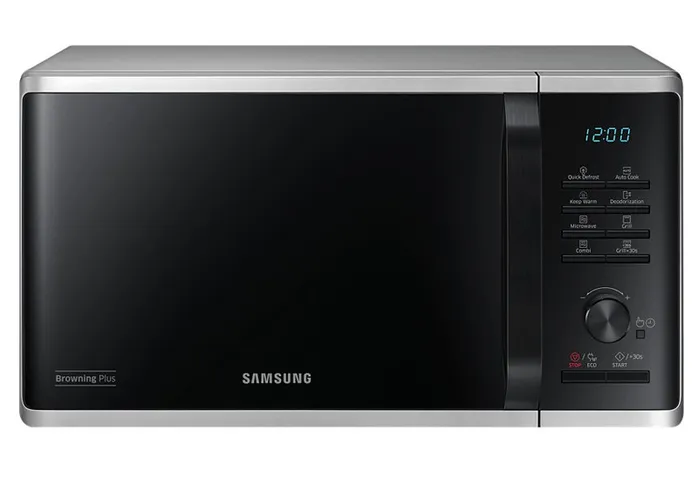 Lò Vi Sóng Có Nướng Samsung MG23K3515AS/SV 23L - Công Suất 800W Nướng 1100W, Chức Năng Đa Dạng, Tiện Lợi Cho Gia Đình