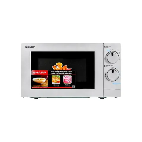 Lò Vi Sóng Sharp R-209VN-SK 20L - Thiết Kế Nút Vặn, Công Suất 700W, Dễ Sử Dụng - Lò Nấu Nhanh Tiện Lợi Cho Gia Đình