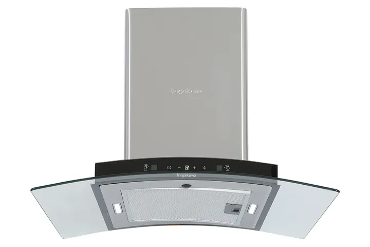 Máy Hút Mùi Cao Cấp Nagakawa NKCH02M70 - Công Nghệ NaSYNC, Điều Khiển Cảm Ứng, 1000m³/h, Thiết Kế Sang Trọng, Sản Xuất Malaysia
