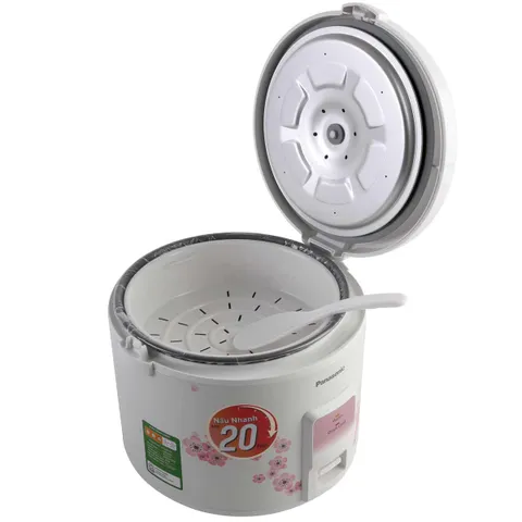 Nồi Cơm Điện Panasonic SR-MVQ187SRA 1.8L Nắp Gài - Thiết Kế Hiện Đại, Dễ Dùng, Nấu Cơm Nhanh, Giữ Nóng Lâu, Hấp Tiện Lợi