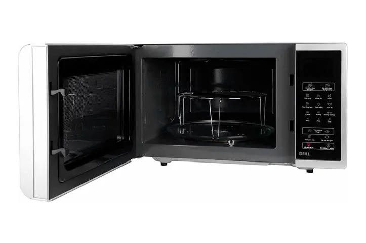 Lò Vi Sóng Sharp R-G372VN-S 23 Lít Có Nướng, Thiết Kế Sang Trọng, Công Suất 800W - Nấu, Hâm, Rã Đông Tiện Lợi cho Bếp Nhà Bạn
