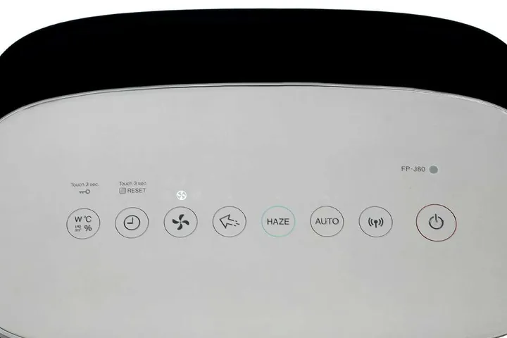 Máy Lọc Không Khí Sharp FP-J80EV-H 25000 Ion/cm³ - Thiết Kế Sang Trọng, Điều Khiển Qua Điện Thoại, Phù Hợp Phòng Dưới 62m²