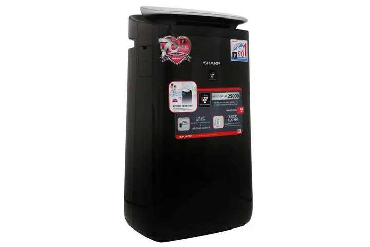 Máy Lọc Không Khí Sharp FP-J80EV-H 25000 Ion/cm³ - Thiết Kế Sang Trọng, Điều Khiển Qua Điện Thoại, Phù Hợp Phòng Dưới 62m²