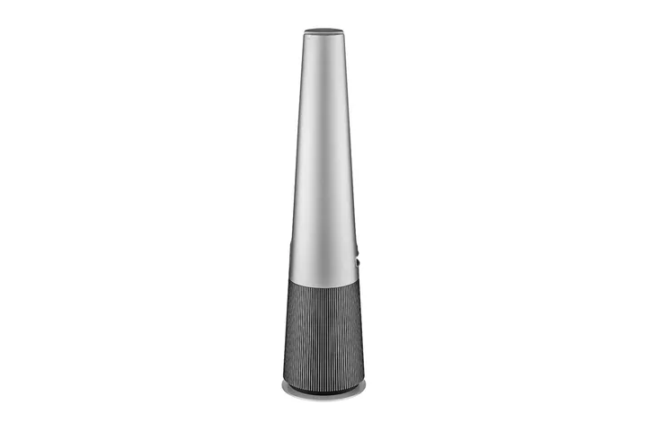 Máy Lọc Không Khí LG PuriCare AeroTower Màu Bạc - Công Nghệ UVnano, True HEPA, Phạm Vi Lọc 76m², Tiện Ích Thông Minh, Chính Hãng