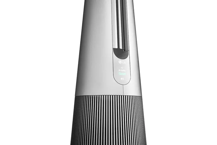Máy Lọc Không Khí LG PuriCare AeroTower Màu Bạc - Công Nghệ UVnano, True HEPA, Phạm Vi Lọc 76m², Tiện Ích Thông Minh, Chính Hãng