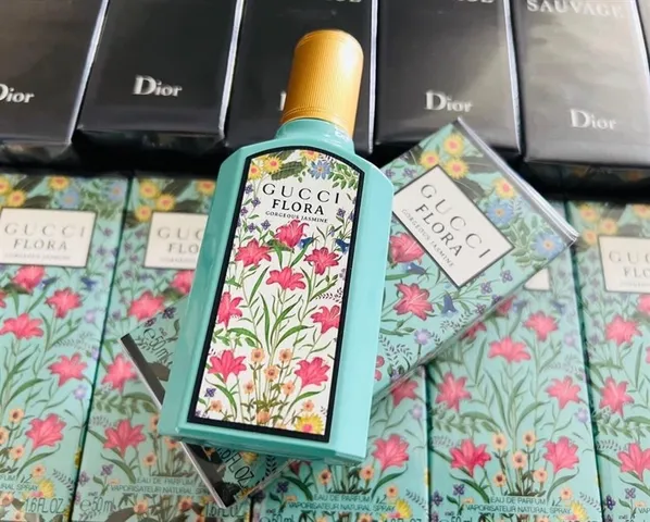 Nước Hoa Gucci Flora Gorgeous Jasmine Edp 50ml - Nữ Tính, Sang Trọng, Lưu Hương Lâu, Quà Tặng Thời Trang Cao Cấp