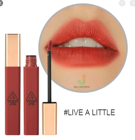 Son Kem - Son 3Ce Velvet Lip Tint - Live A Little (Đỏ Đất) 228297
