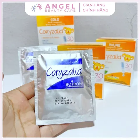 Muối Vi Lượng Coryzalia Boiron & Coldcalm Tăng Cường Sức Đề Kháng Cho Bé