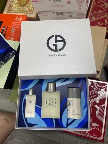 Set Giorgio Armani Acqua di Gio Pour Homme EDT 100 ml + EDT 15 ml + LKM 75 g