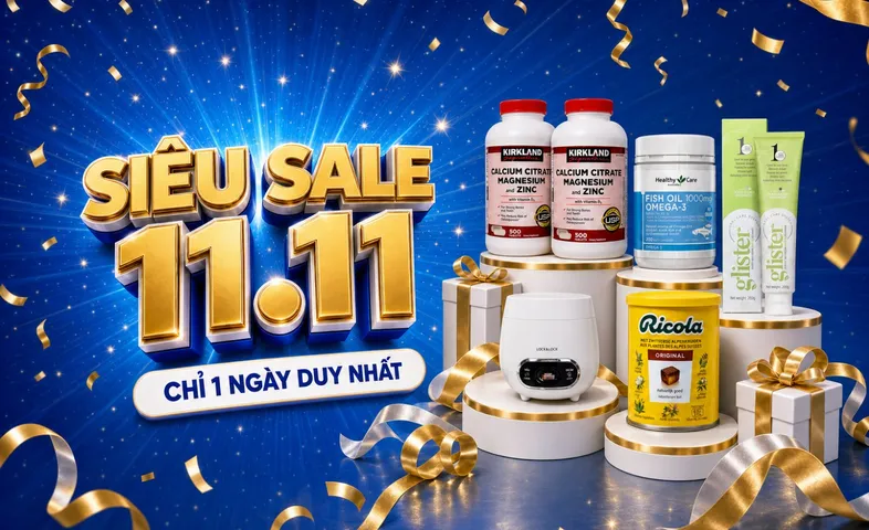 Siêu Sale 11.11 – Chỉ 1 ngày duy nhất