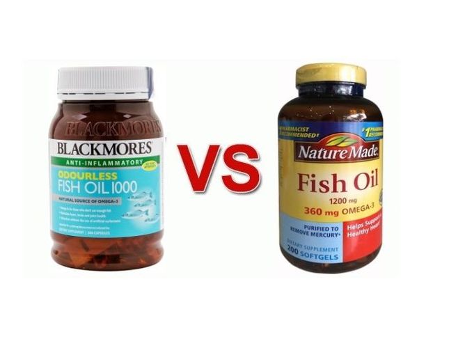 So sánh dầu cá Blackmores và dầu cá Nature Made: đâu là dầu cá tốt cho cơ thể ?