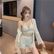 Set Bikini Nữ 2 Mảnh Len Móc M88 Kèm Áo Choàng