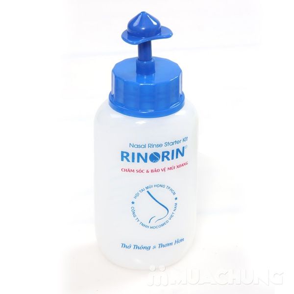 Bình Rửa Mũi Rinorin 30 Gói Muối