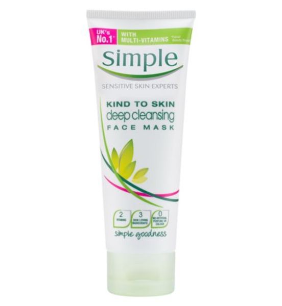 Mặt Nạ Simple Kind To Skin Deep Cleansing Face Mask