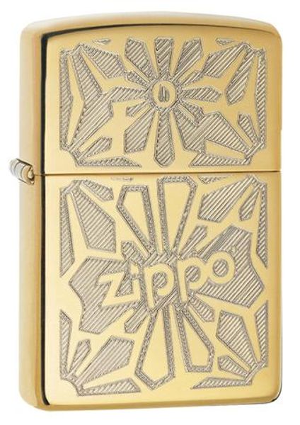 Bật Lửa Zippo 28450 Ornament High Polish Brass