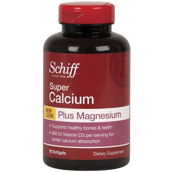 Viên Uống Super Calcium - Magnesium Schiff 90 Viên Của Mỹ