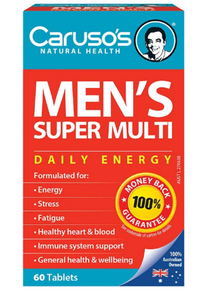 Vitamin Tổng Hợp Cho Nam Caruso’s Men’s Super Multi 60 Viên