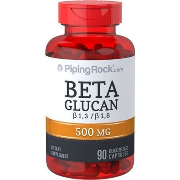 Viên Hỗ Trợ Hệ Miễn Dịch Piping Rock Beta Glucan 1,3/1,6 500mg
