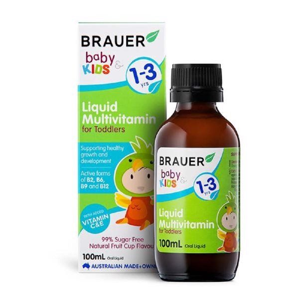 Vitamin Tổng Hợp Cho Trẻ Từ 1-3 Tuổi Brauer Liquid Multivitamin