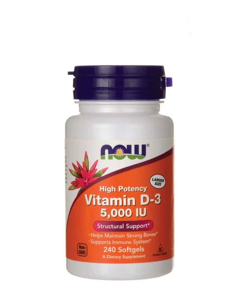 Viên Uống Bổ Sung Vitamin D3 5000 IU Now Của Mỹ