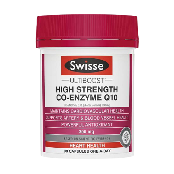 Viên Uống Swisse Ultiboost High Strength Co-Enzyme Q10 300mg
