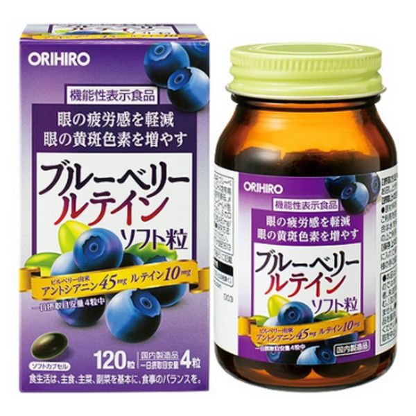 Viên Uống Bổ Mắt Việt Quất Blueberry Orihiro Nhật Bản
