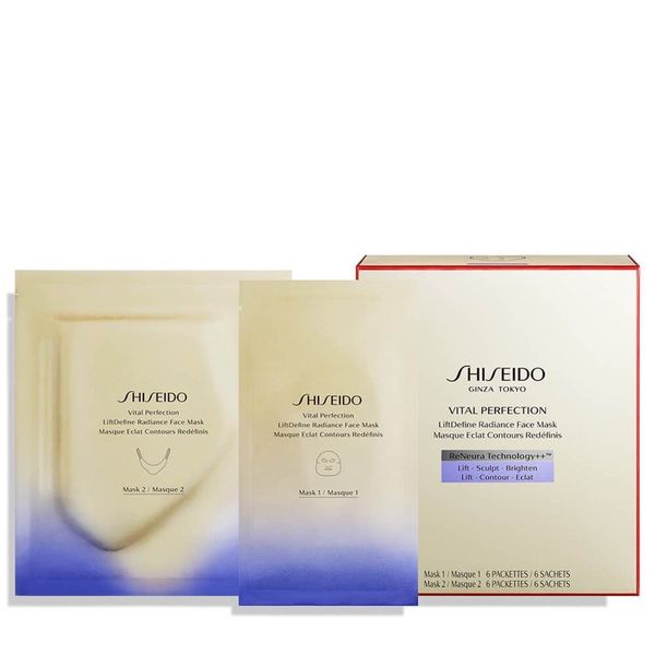 Mặt Nạ Shiseido Vital-Perfection LiftDefine Radiance Face Mask Nâng Cơ, Thọn Gọn Mặt