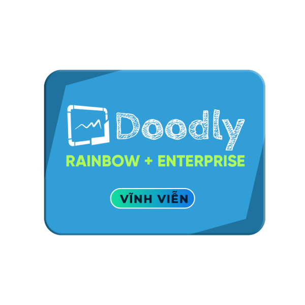 Tài Khoản Doodly Rainbow + Enterprise Vĩnh Viễn