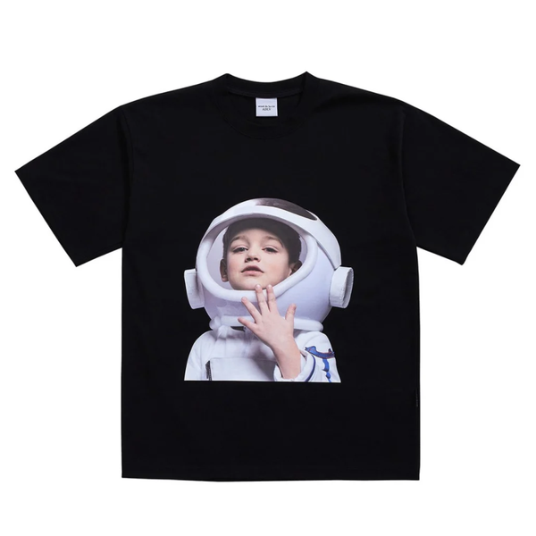 Áo Thun Acmé De La Vie ADLV Baby Face Short Sleeve T-Shirt Black Astronaut